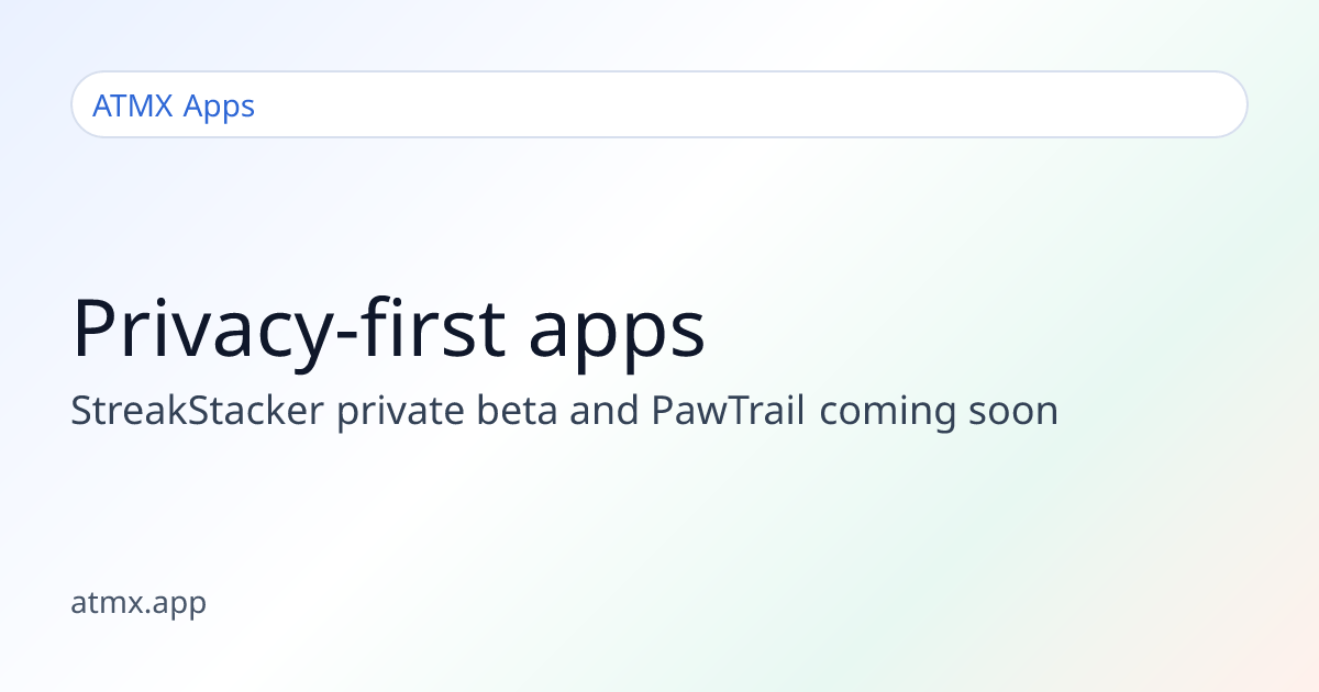 ATMX Apps